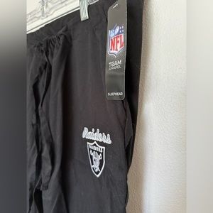Raiders NFL Scrub Pants‎ Sleepwear Size L NWT